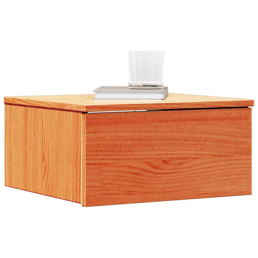 Comodino con cassetto Marrone cerato 37 x 35 x 18,5 cm