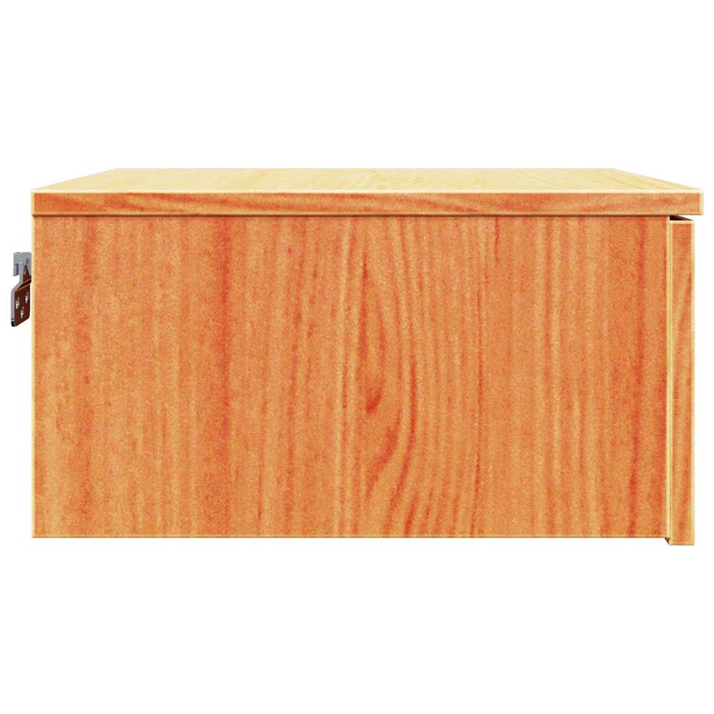 Comodino con cassetto Marrone cerato 37 x 35 x 18,5 cm