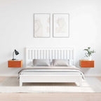 Comodino con cassetto 2 pcs Marrone cerato 37 x 35 x 18,5 cm