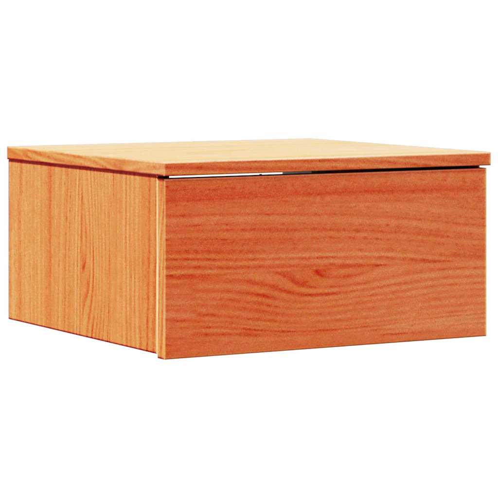 Comodino con cassetto 2 pcs Marrone cerato 37 x 35 x 18,5 cm