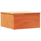 Comodino con cassetto 2 pcs Marrone cerato 37 x 35 x 18,5 cm