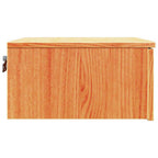 Comodino con cassetto 2 pcs Marrone cerato 37 x 35 x 18,5 cm