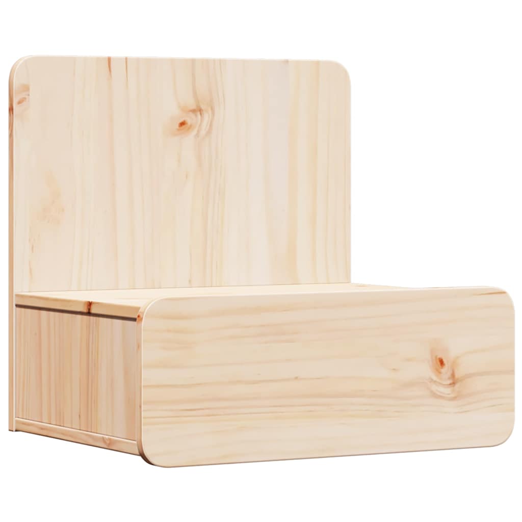 Comodino 2 pcs Marrone 44 x 32,5 x 40 cm Legno di pino massello