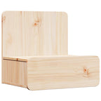 Comodino 2 pcs Marrone 44 x 32,5 x 40 cm Legno di pino massello