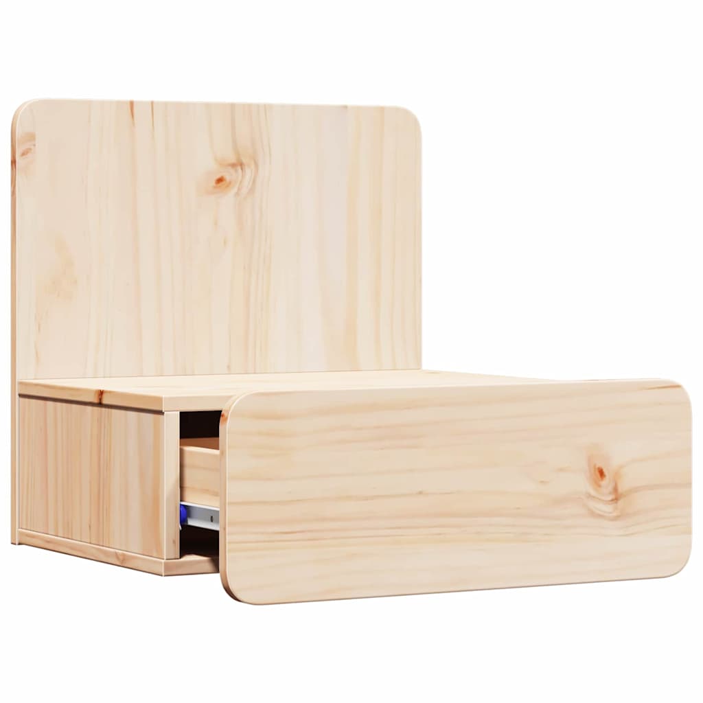 Comodino 2 pcs Marrone 44 x 32,5 x 40 cm Legno di pino massello