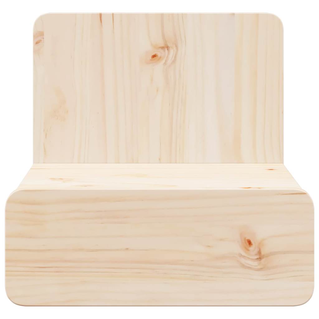 Comodino 2 pcs Marrone 44 x 32,5 x 40 cm Legno di pino massello