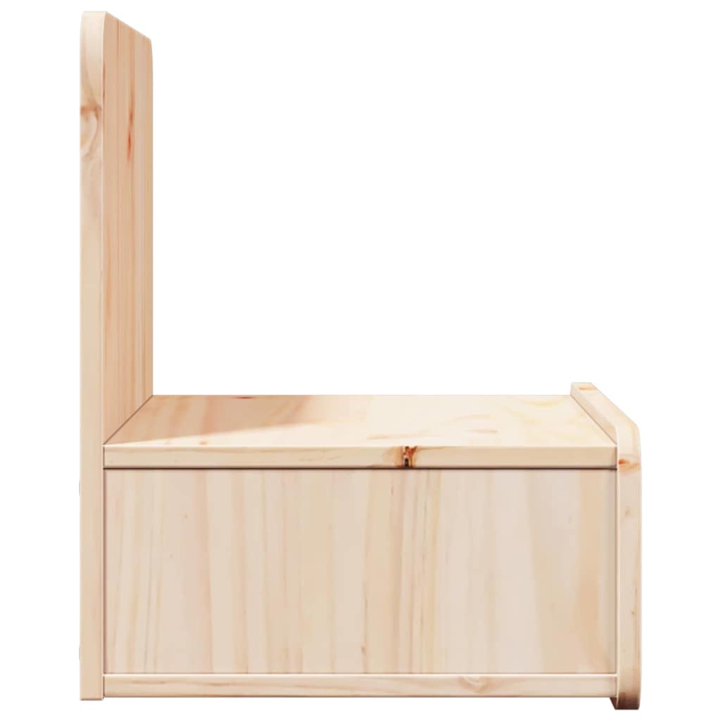 Comodino 2 pcs Marrone 44 x 32,5 x 40 cm Legno di pino massello