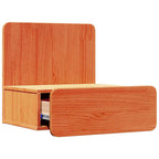 Comodino con cassetto Marrone cerato 44 x 32,5 x 40 cm