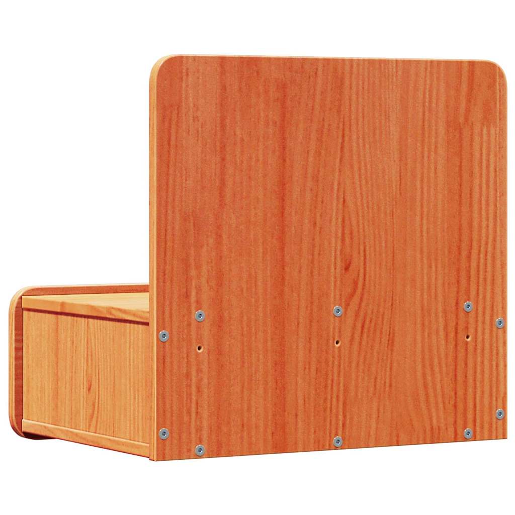 Comodino con cassetto 2 pcs Marrone cerato 44 x 32,5 x 40 cm