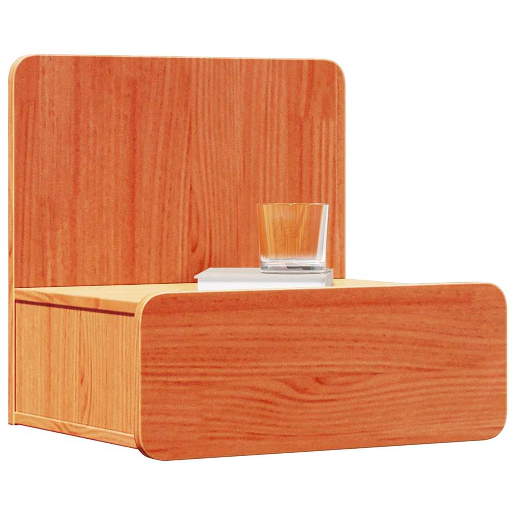 Comodino con cassetto 2 pcs Marrone cerato 44 x 32,5 x 40 cm