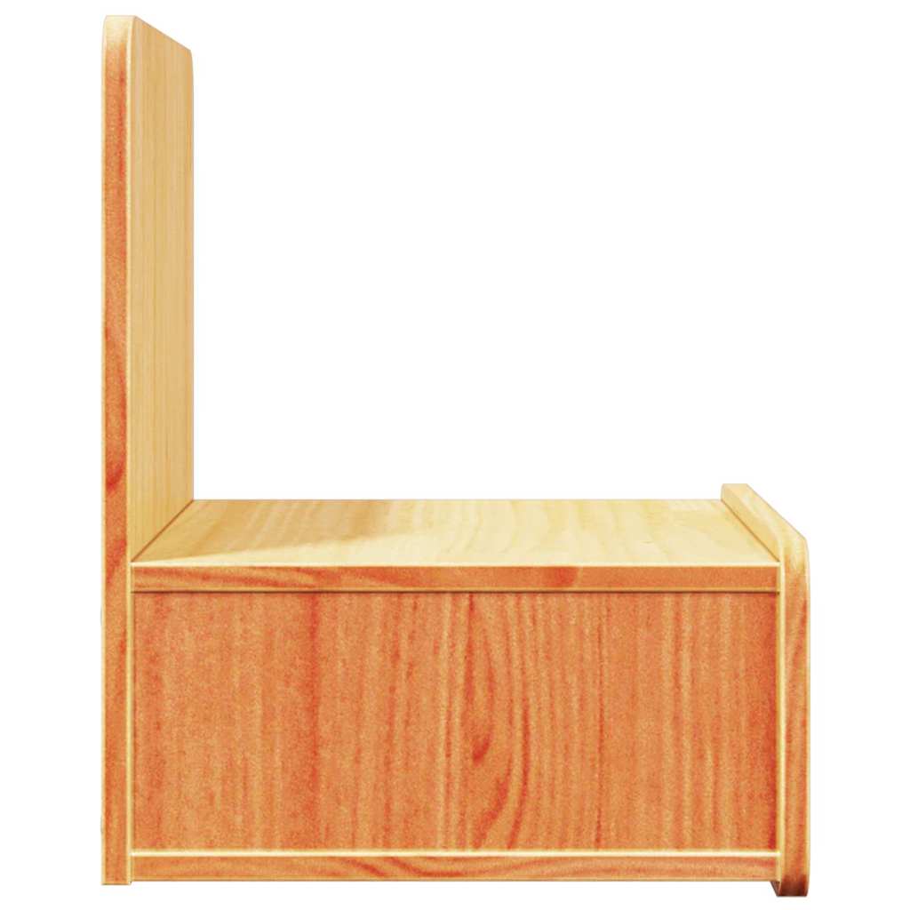 Comodino con cassetto 2 pcs Marrone cerato 44 x 32,5 x 40 cm
