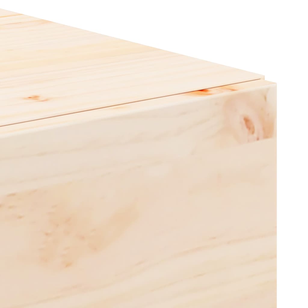 Comodino Marrone 42 x 32,5 x 40 cm Legno di pino massello