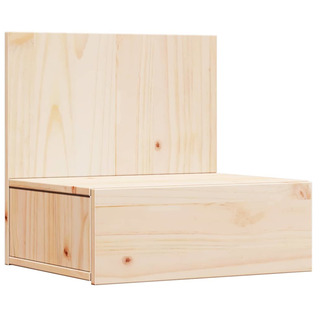 Comodino Marrone 42 x 32,5 x 40 cm Legno di pino massello