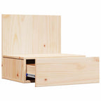 Comodino Marrone 42 x 32,5 x 40 cm Legno di pino massello