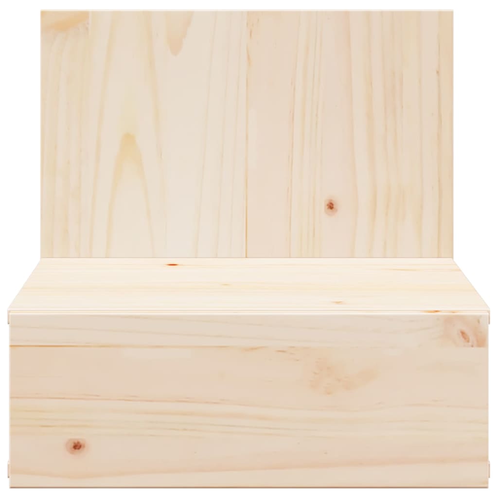 Comodino Marrone 42 x 32,5 x 40 cm Legno di pino massello