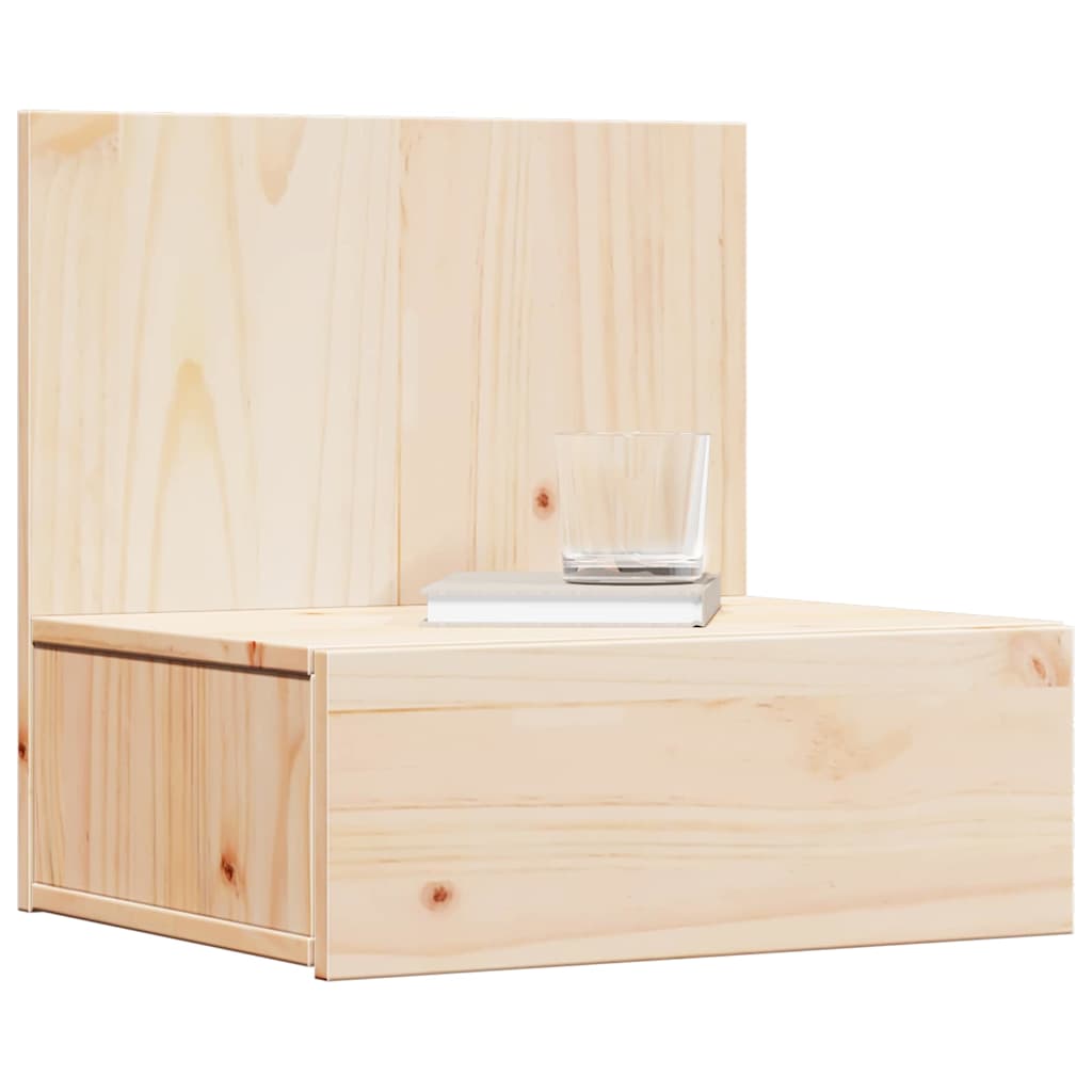 Comodino Marrone 42 x 32,5 x 40 cm Legno di pino massello
