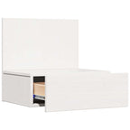 Comodino 2 pcs Bianco 42 x 32,5 x 40 cm Legno di pino massello