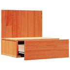 Comodino con cassetto Marrone cerato 42 x 32,5 x 40 cm