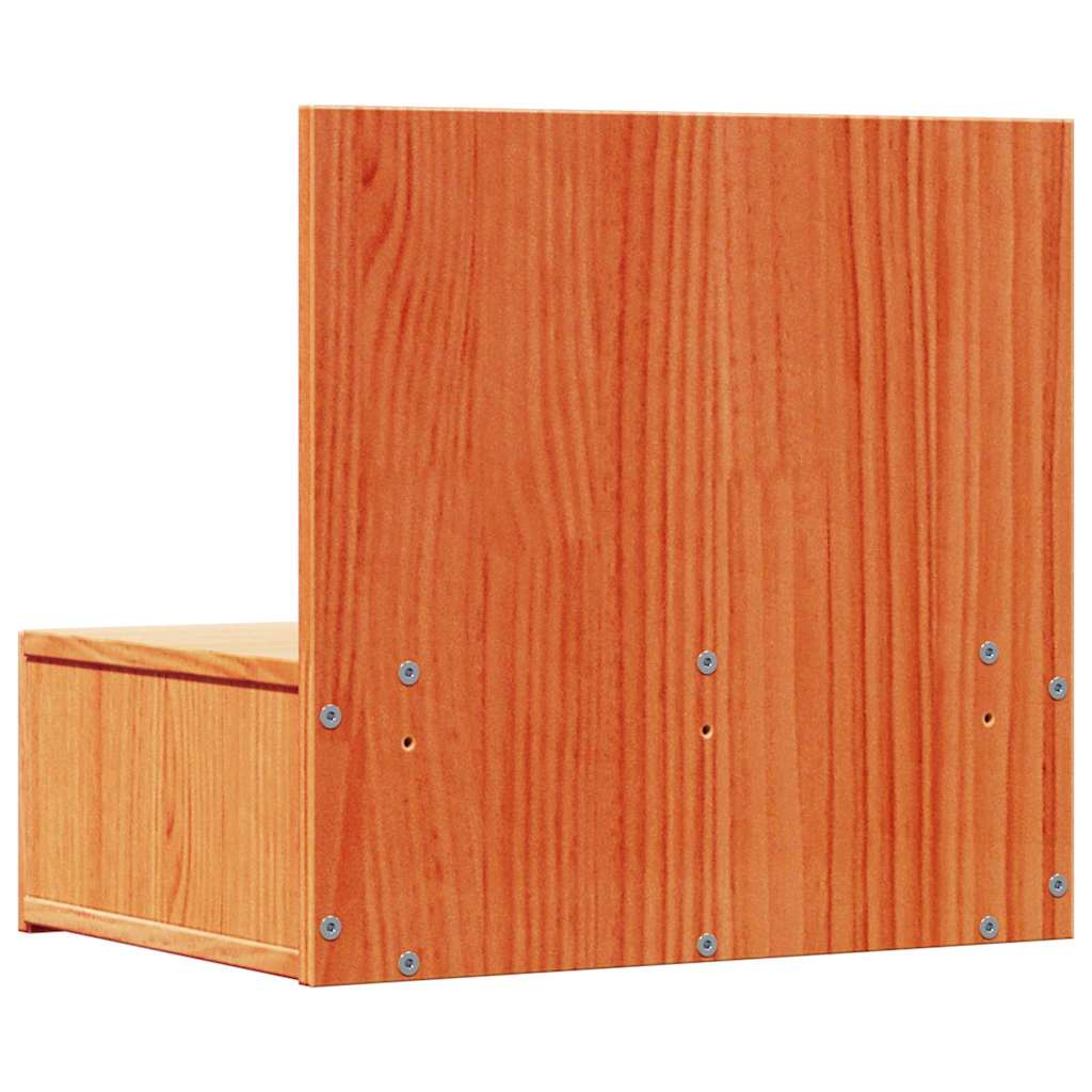 Comodino con cassetto Marrone cerato 42 x 32,5 x 40 cm