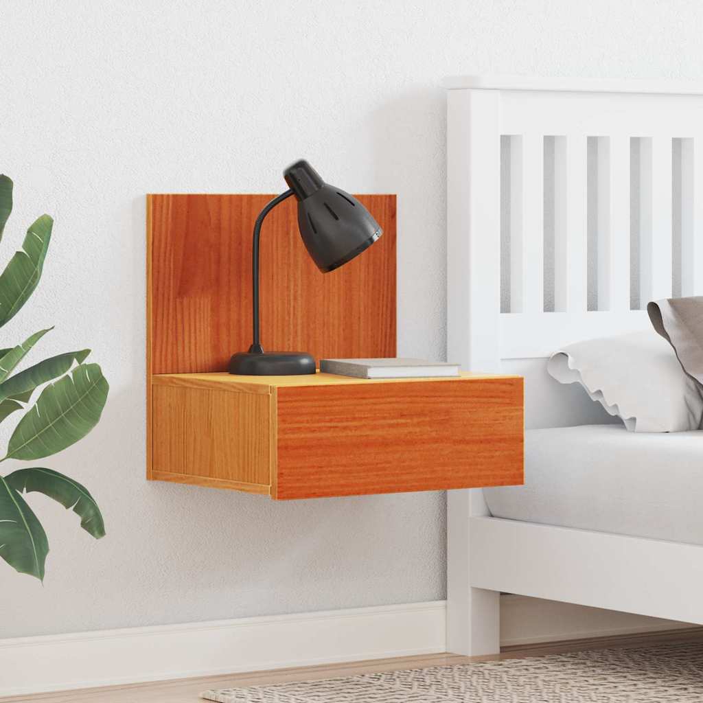 Comodino con cassetto 2 pcs Marrone cerato 42 x 32,5 x 40 cm