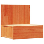 Comodino con cassetto 2 pcs Marrone cerato 42 x 32,5 x 40 cm