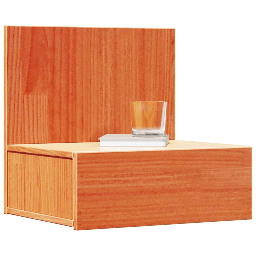 Comodino con cassetto 2 pcs Marrone cerato 42 x 32,5 x 40 cm