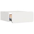 Comodino Bianco 39 x 34 x 16,5 cm Legno di pino massello