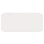 Comodino 2 pcs Bianco 39 x 34 x 16,5 cm Legno di pino massello