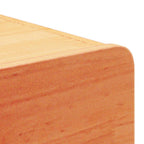 Comodino con cassetto Marrone cerato 39 x 34 x 16,5 cm