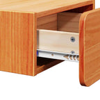 Comodino con cassetto Marrone cerato 39 x 34 x 16,5 cm