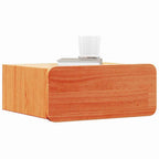 Comodino con cassetto Marrone cerato 39 x 34 x 16,5 cm