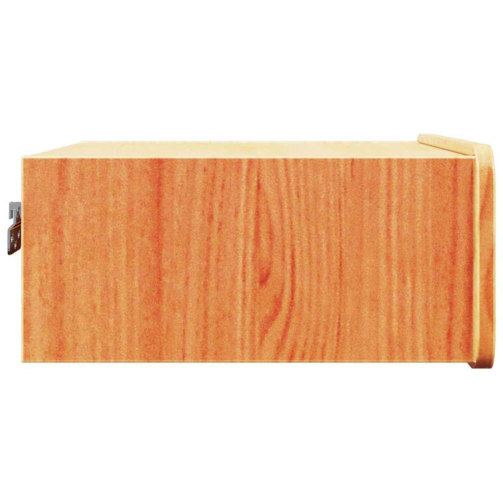 Comodino con cassetto Marrone cerato 39 x 34 x 16,5 cm