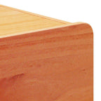 Comodino Marrone cerato 39 x 34 x 33 cm Legno di pino massello