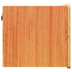 Comodino Marrone cerato 39 x 34 x 33 cm Legno di pino massello