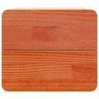 Comodino 2 pcs Marrone 39 x 34 x 33 cm Legno di pino massello