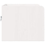 Comodino 2 pcs Bianco 38 x 36 x 29,5 cm Legno di pino massello