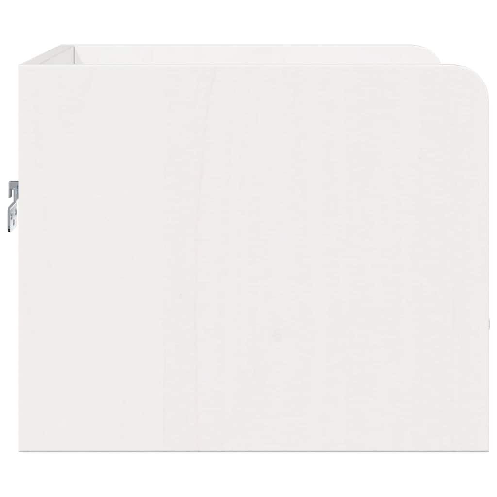 Comodino 2 pcs Bianco 38 x 36 x 29,5 cm Legno di pino massello