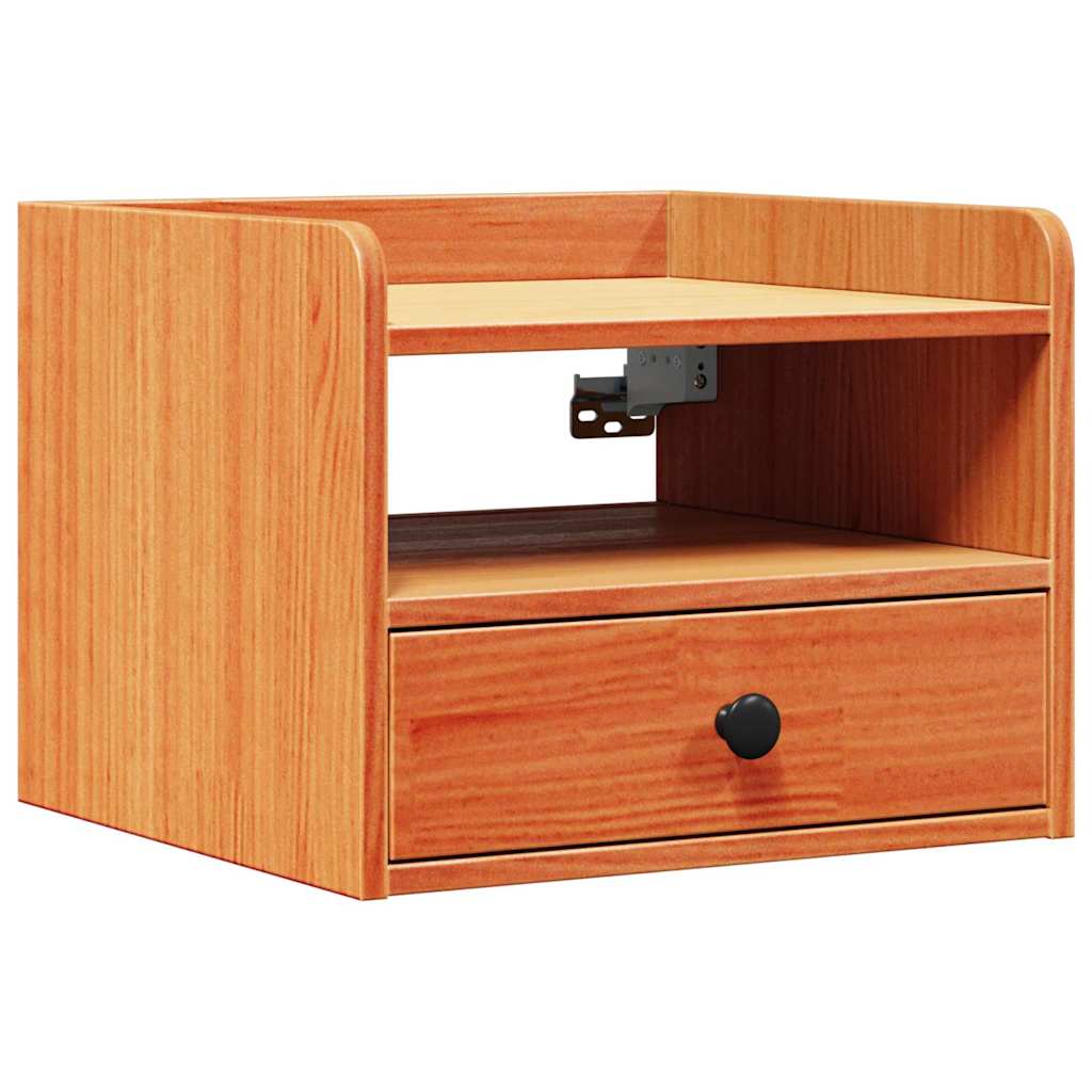 Comodino con cassetto Marrone cerato 38 x 36 x 29,5 cm