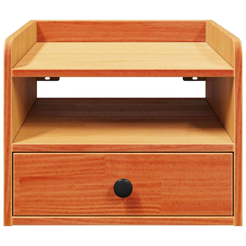 Comodino con cassetto Marrone cerato 38 x 36 x 29,5 cm