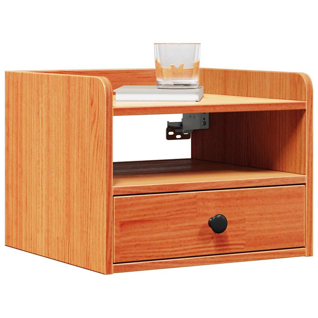 Comodino con cassetto Marrone cerato 38 x 36 x 29,5 cm