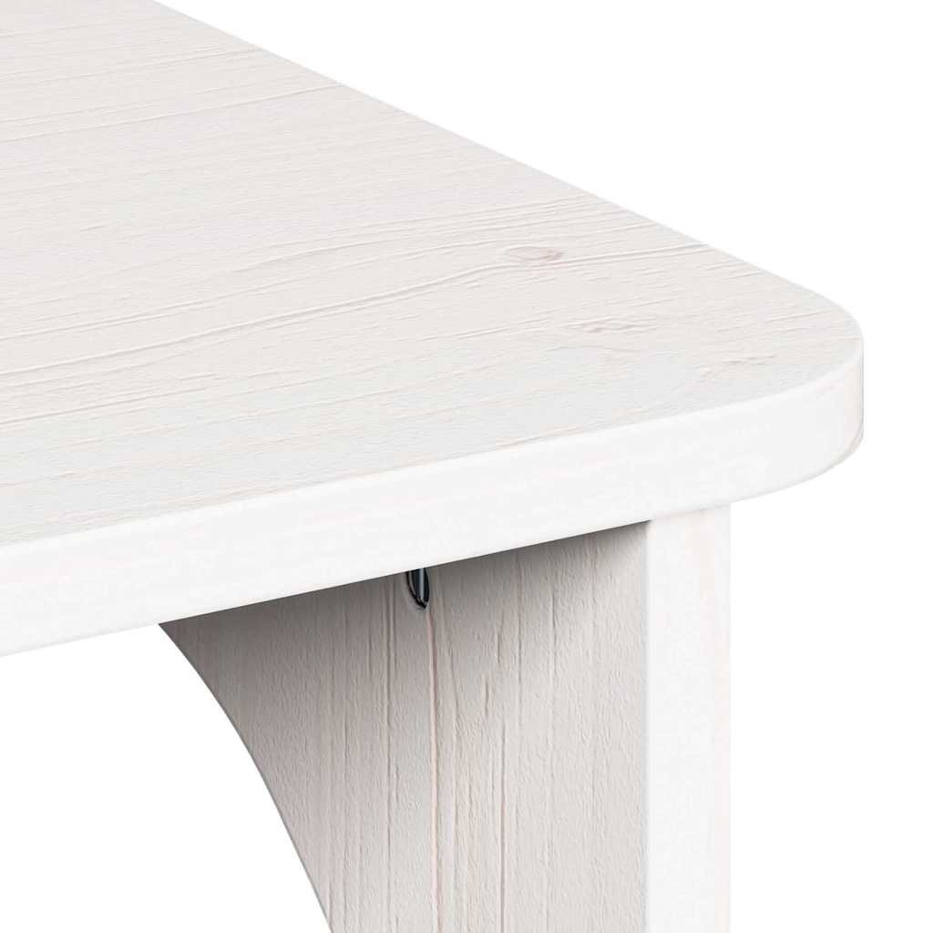 Tavolino da salotto Bianco 80 x 50 x 31 cm