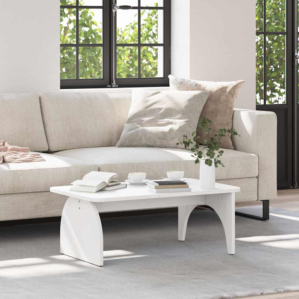 Tavolino da salotto Bianco 80 x 50 x 31 cm