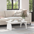 Tavolino da salotto Bianco 80 x 50 x 31 cm