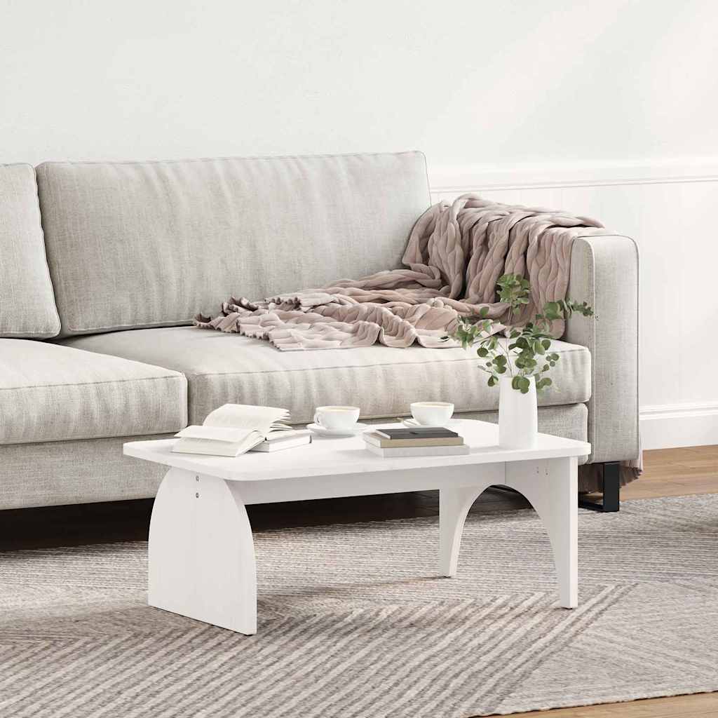 Tavolino da salotto Bianco 80 x 50 x 31 cm