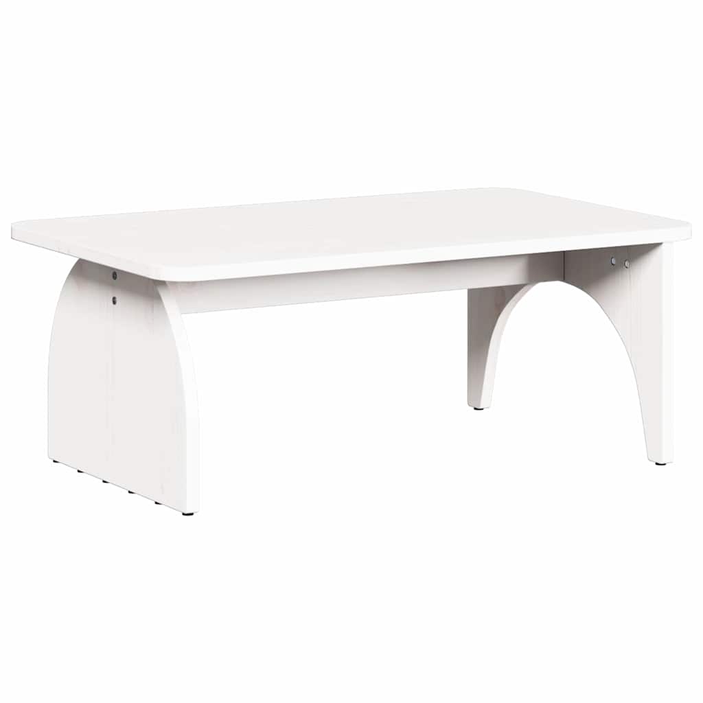 Tavolino da salotto Bianco 80 x 50 x 31 cm