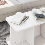 Tavolino da salotto Bianco 80 x 39,5 x 33,5 cm