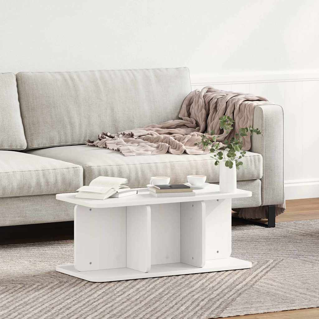 Tavolino da salotto Bianco 80 x 39,5 x 33,5 cm