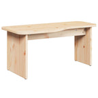 Tavolino da salotto 2 pcs Naturale Legno di pino massello