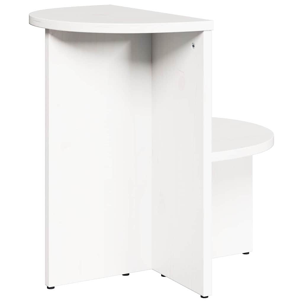 Tavolino da salotto Bianco 50 x 40 x 50 cm