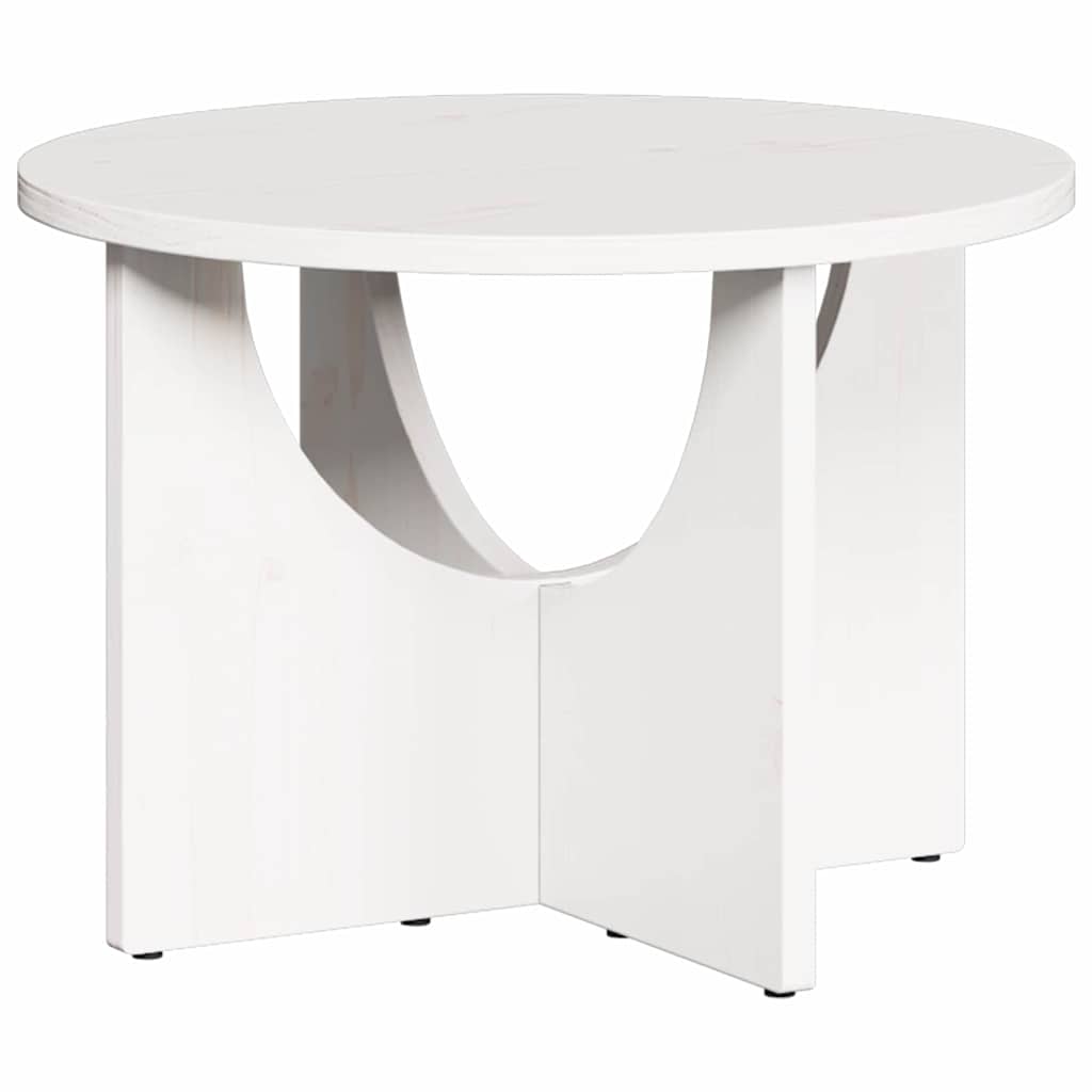 Tavolino da salotto Bianco 50 x 50 x 35 cm